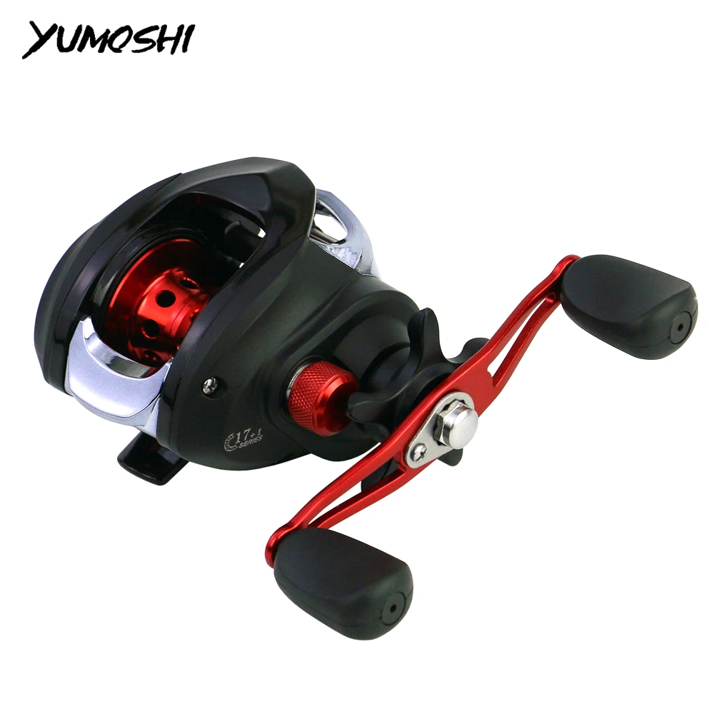 Рыболовная катушка YUMOSHI высокоскоростная 17 + 1BB 6 3: 1 рыболовные аксессуары для