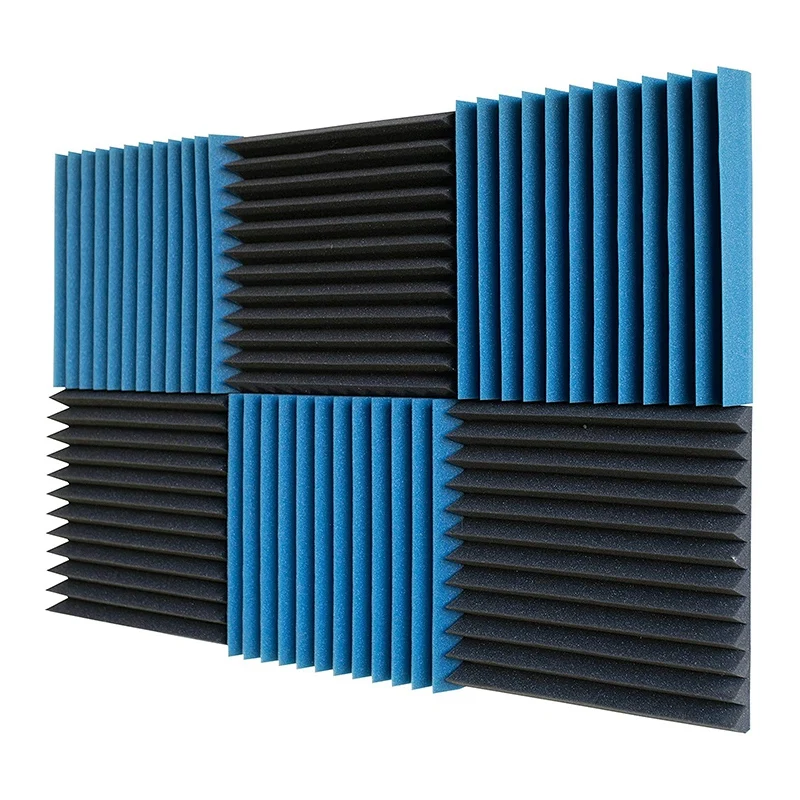 Acoustic Foam Board Studio Wedge Tile Soundproof Pyramid Treatment Wall Panel 5 x 30 cm | Обустройство дома