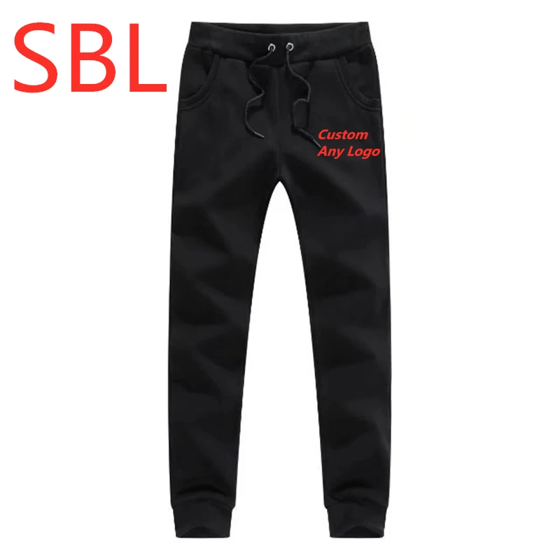 SBL мужские спортивные штаны брендовые джоггеры Модные мужские Свободный Повседневный хлопковый йоком штаны с буквенным принтом Спортивные штаны однотонные