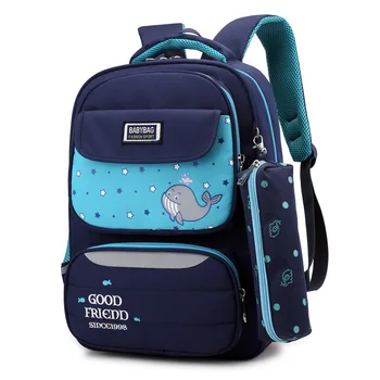 

Kids School Bags for Boys Girls Primary School Backpack Child Princess Cute Children Schoolbag Girl Large Nylon Cartoon Print