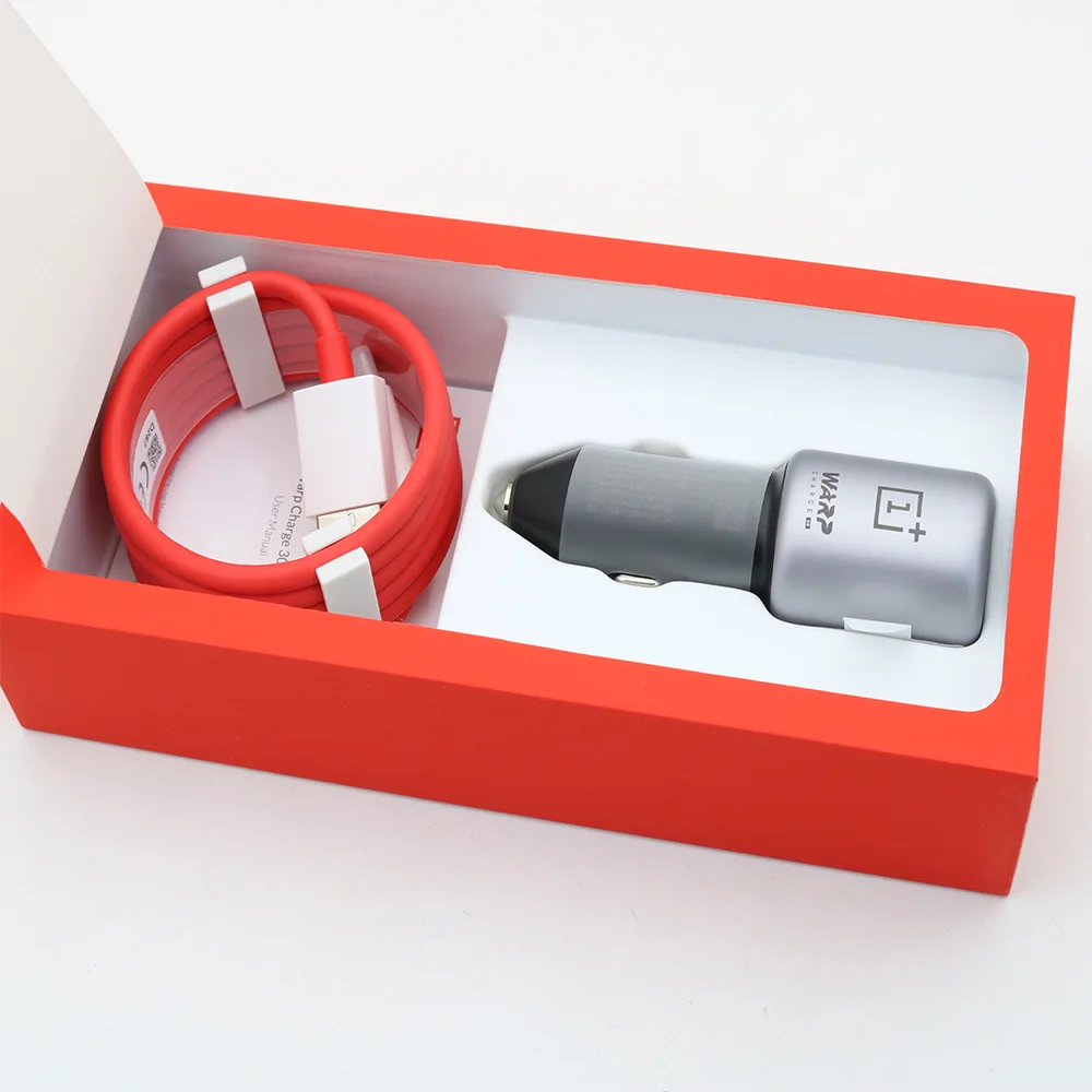 car x1m round cable OnePlus Warp Charge 30 автомобильное зарядное устройство EU UK вход 12V 24V 4.5A выход 5V 6A Max для OnePlus 5/5 T/6/6 T/7/7pro - Тип штекера: car x1m round cable