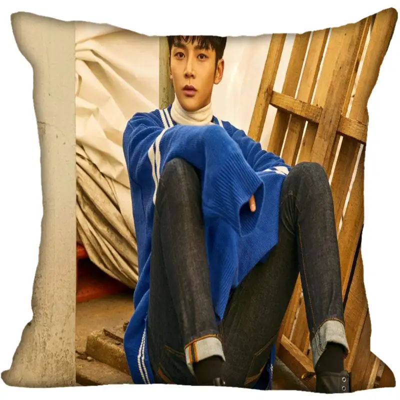 6 Пользовательские Kpop SF9 печатные квадратные шелковые наволочки 40x40 45x45 50x50 60x60 две стороны атласная Наволочка логотип на заказ - Цвет: 6