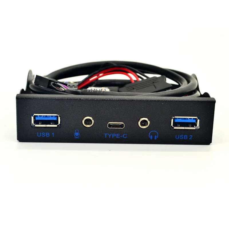 Адаптер для наушников 5 портов USB 3 1 передняя панель 0 HD аудио мм разъем микрофон