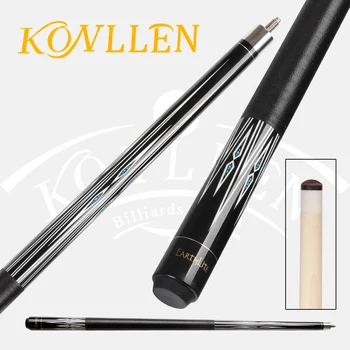 

FA-1/2 Pool Cue Billiard 13mm Black Thunder Fire Tip 18 Teeth Joint Hard Maple Shaft 147cm Stick Handmade Decal Butt Cue Stick