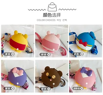 

Kids Cartoon Crossbody Bag Kids Cute Silicone Shoulder Bag for Going Out Daily Use Cartoons Soft Light Fashion 2020