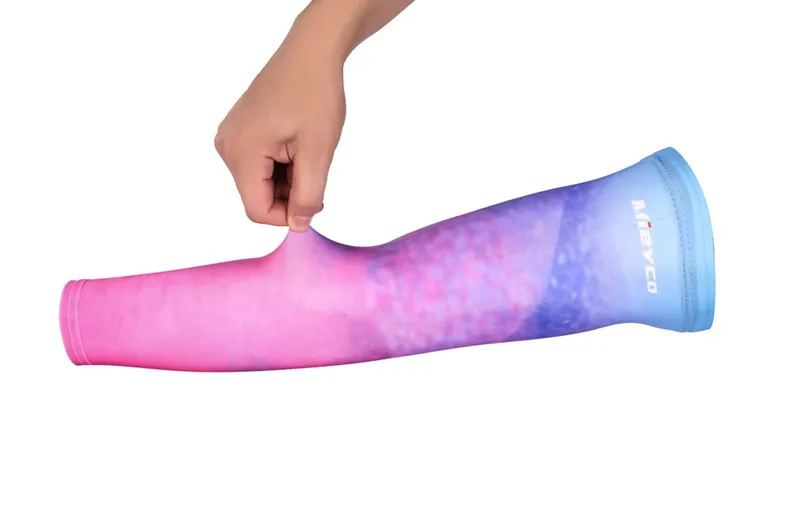 Men Women Ice Fabric Breathable Sun Protection Running Arm Sleeves Fitness Basketball Sports Cycling Sleeves Outdoor Arm Warmers sun protection arm sleeves arm sleeves cooling arm sleeves