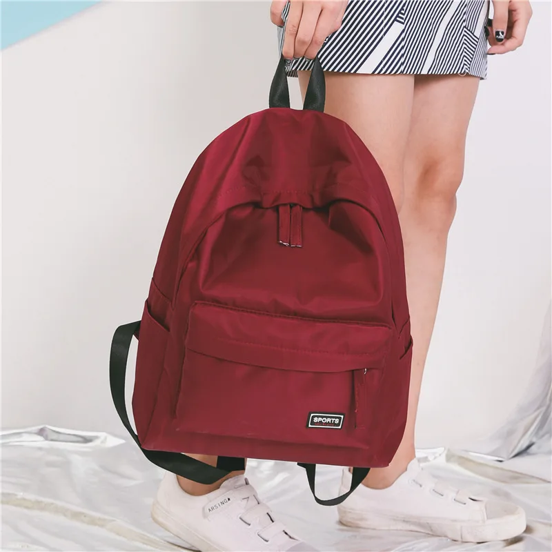 

2018 Summer New Style Simple Light Backpack Waterproof Casual Travel Nursing Schoolbag Men And Women Backpack