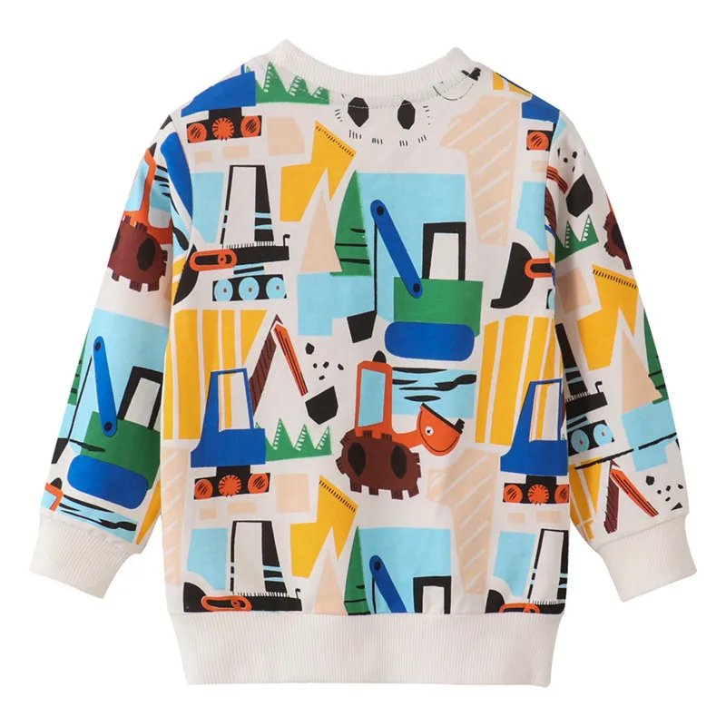 Tractor Graffiti Print Design Sweater