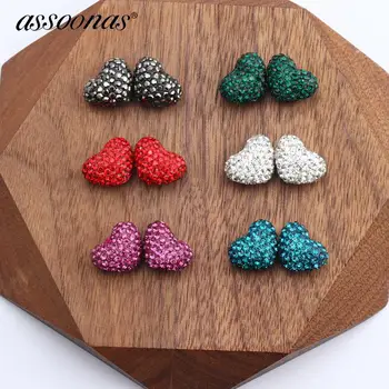 

assoonas M547,jewelry accessories,heart shape,hand made,Glitter gem,diy earrings pendant,jewelry making,jewelry findings,10pcs
