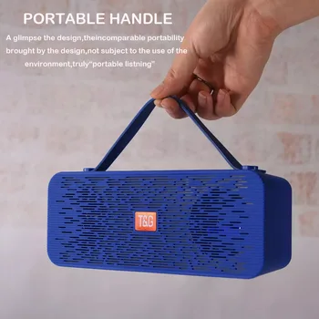 

Portable Bluetooth Speaker with FM Radio Waterproof Subwoofer Wireless Mini Loundpeakers computer speaker Boombox caixa de som