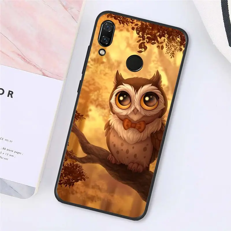 Cartoon cute animal owl