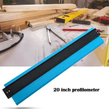 

20Inch Contour Gauge Plastic Contour Gauge Duplicator Profile Copy Gauge Tiles Wood Marking Tool Woodworking Measurement Supply