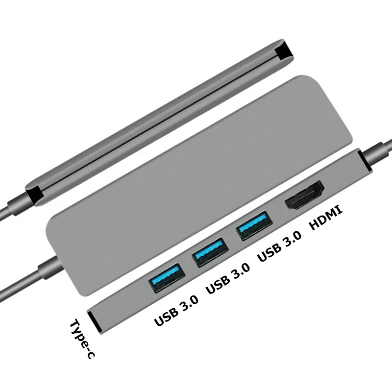 Ранкман Тип C USB 3,1 к HDMI 4 к тип-c USB 3,0 адаптер конвертер USB-C хаб кабель для Macbook samsung S8 S9 Note10 huawei P30