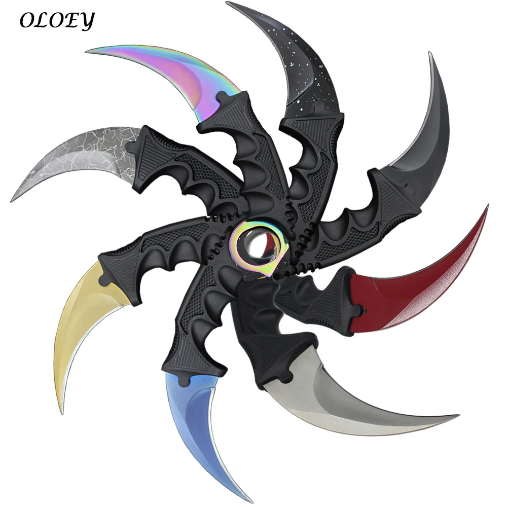 

CS GO hunting Knife Karambit Training Knife Fixed Blade Multi Knife with Sheath Hunting Survival Pocket Neck Knives DropShip