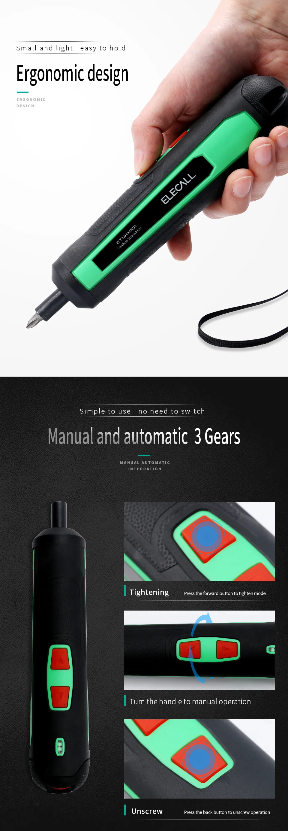 Pro'skit PT-036U шуруповерт аккумуляторная электрическая отвертка USB литиевая батарея аккумуляторная Аккумуляторная дрель электроинструменты