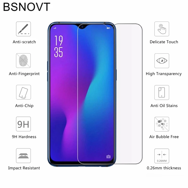 2 шт. Защита экрана для OPPO Realme X2 закаленное стекло XT пленка телефона BSNOVT|Защитные