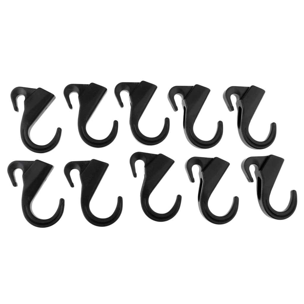10Pcs Hooks for Kayak Boat Canoe Cargo Bungee Hook Anchor Lashing Accessory