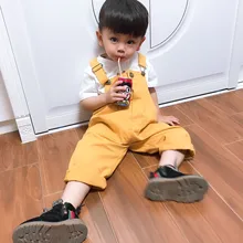 Детская одежда среднего размера; коллекция года; сезон лето; стиль; детские комбинезоны для мужчин и женщин; повседневные брюки в Корейском стиле; N239