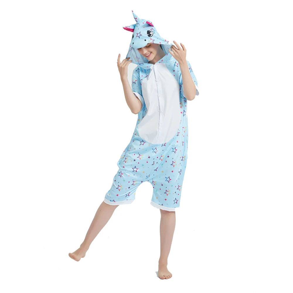 Costume Unicorn Pajamas Women Unicorn Onesie Adult Kigurumi Animal Cartoon Pijamas Pajamas Kids