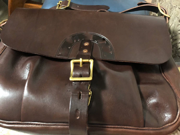DIY leather craft big size shoulder bag messenger bag hollowed stencil 500gsm kraft paper die cutting pattern 46x36x17cm