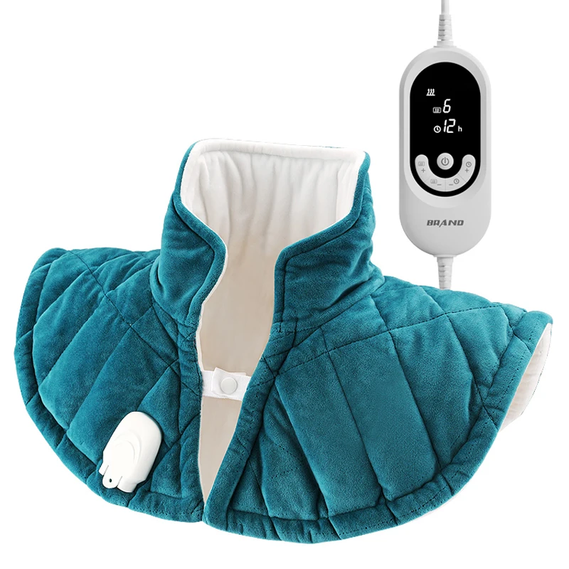 2.2lb Large Shoulder Neck Back Heating Shawl Wrap Heat Therapy Heater  Weighted Heating Pad for Pain Relief - AliExpress