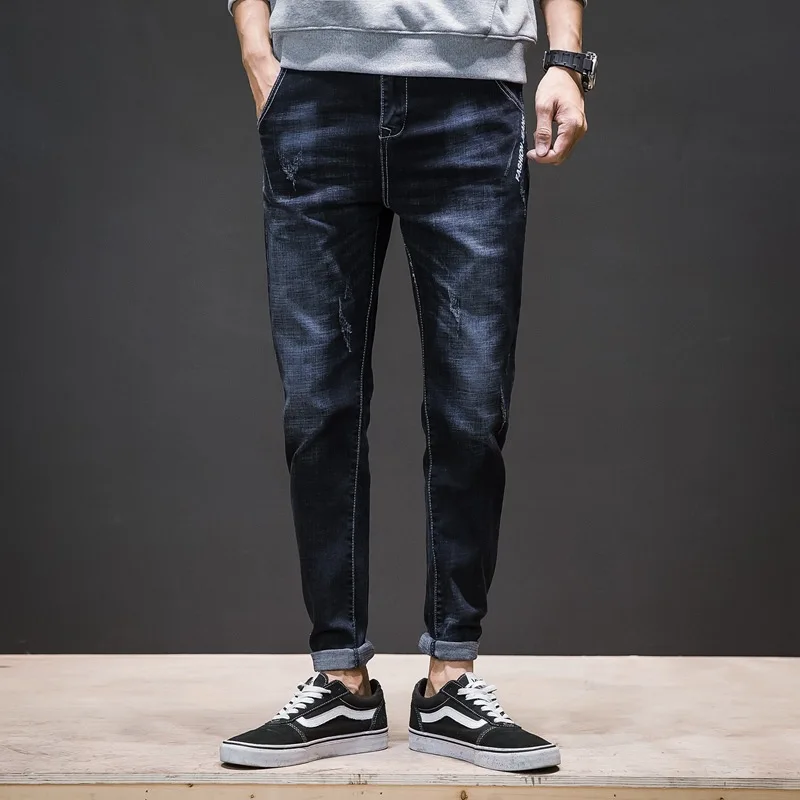 Autumn and Winter Jeans Men