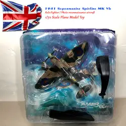 3 шт./лот Оптовая AMER 1/72 весы Второй мировой войны 1941 Supermarine Spitfire MK Vb истребитель литой металлический самолет модель игрушки