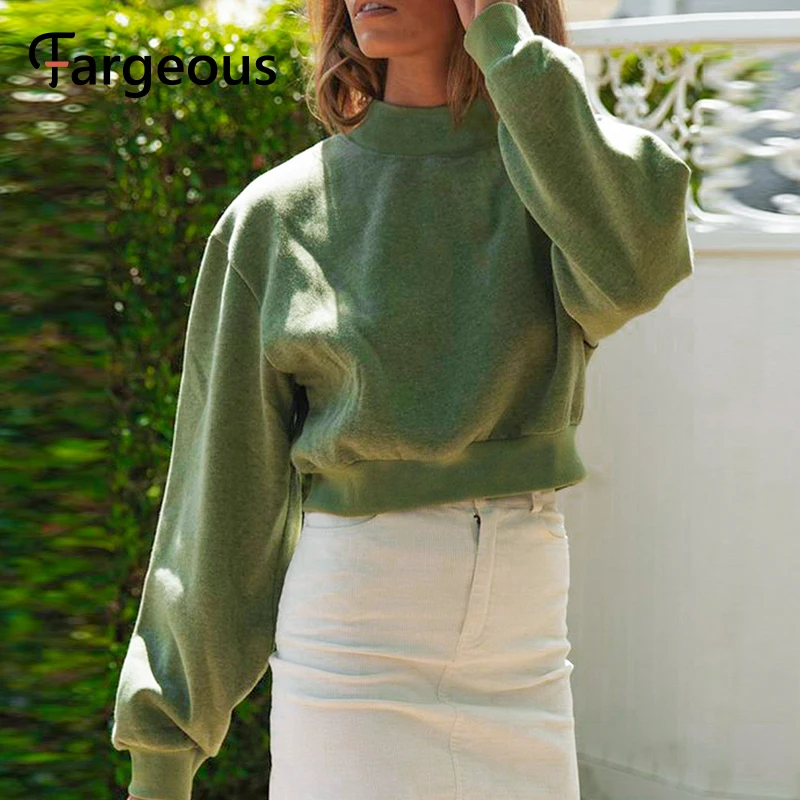 Casual Women Autumn Sweatshirt Pullover 2019 Winter Turtleneck Long Sleeve Hoodies Fashion Streetwear Plus Size | Женская одежда
