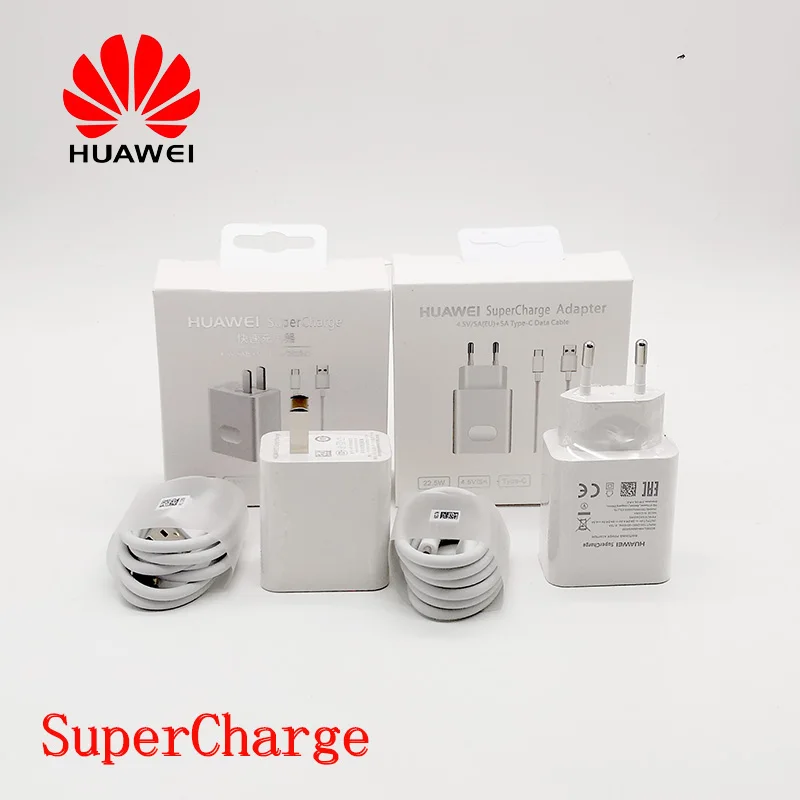 

Original Supercharge for Huawei p10 P20 Charger Mate 9 10 20 plus honor 10 v20 note 10 Wall adapter 5A Fast Charge Usb Type C