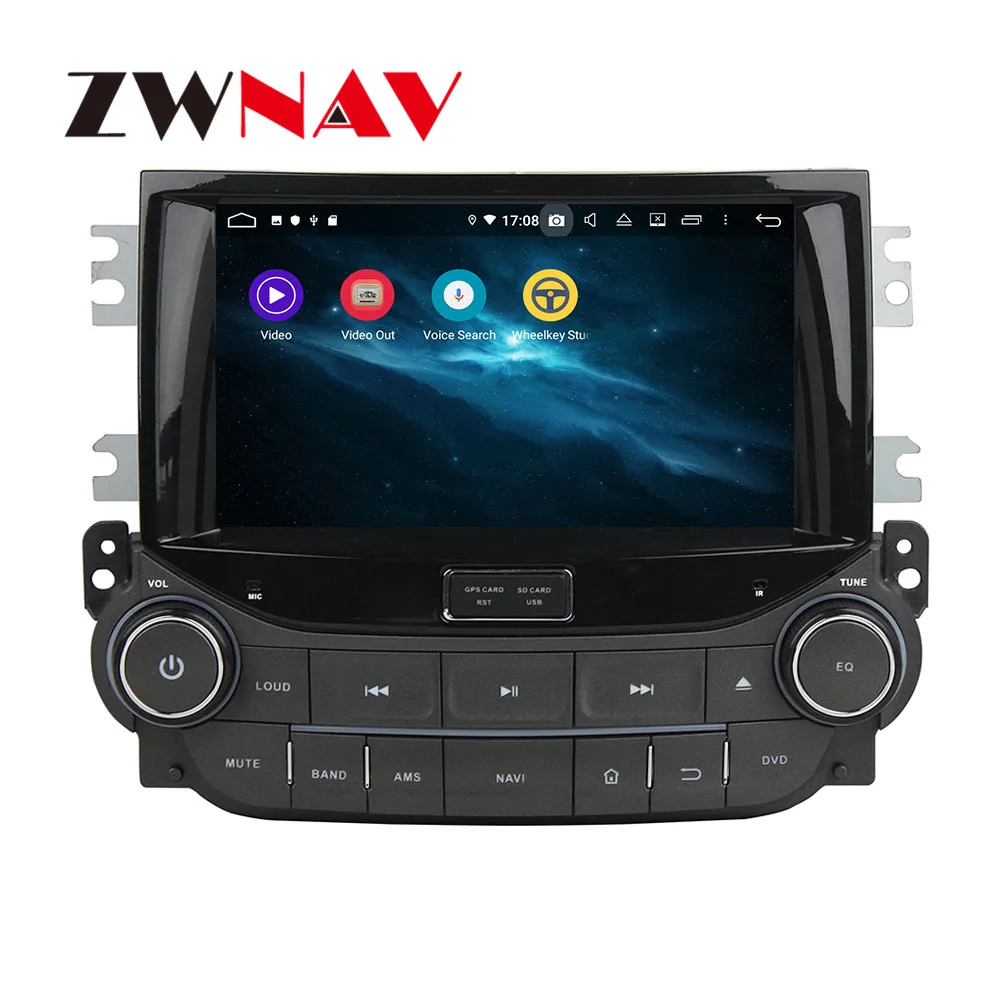 Android 9 4+ 64G DSP ips Автомобильный плеер gps навигация для Chevrolet Malibu головное устройство мультимедийный Кассетный плеер рекордер