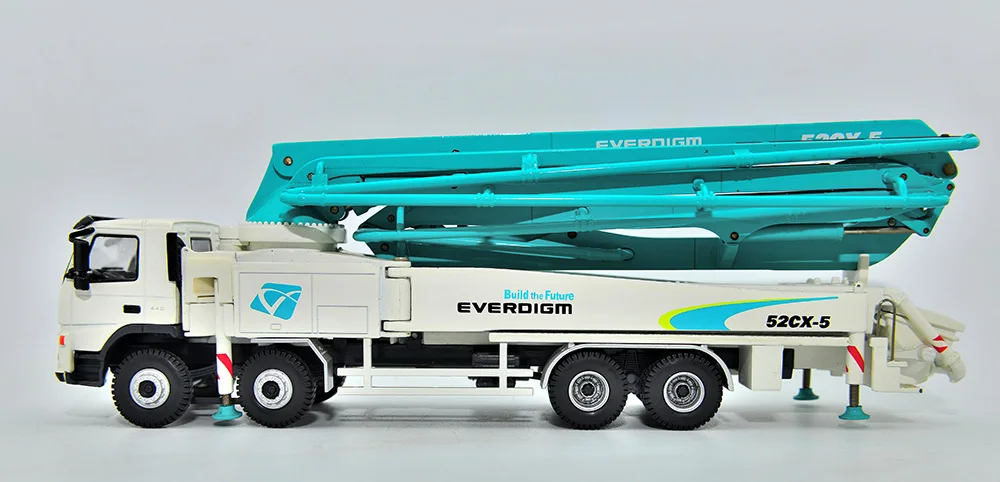 1/50 масштабная Строительная модель Корея EVERDIGM бетононасос модель грузовика, высокое качество разумная цена, копия, коллекция