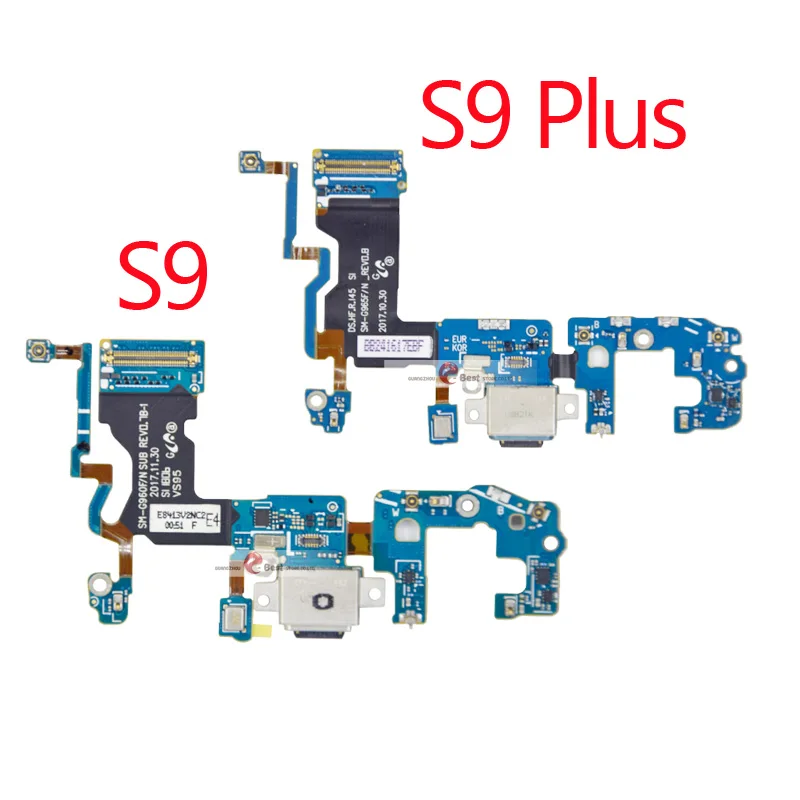 10 шт./лот usb зарядка для samsung Galaxy S9 G960F S9 plus G965F зарядное устройство разъем док-станция порт гибкий кабель Замена