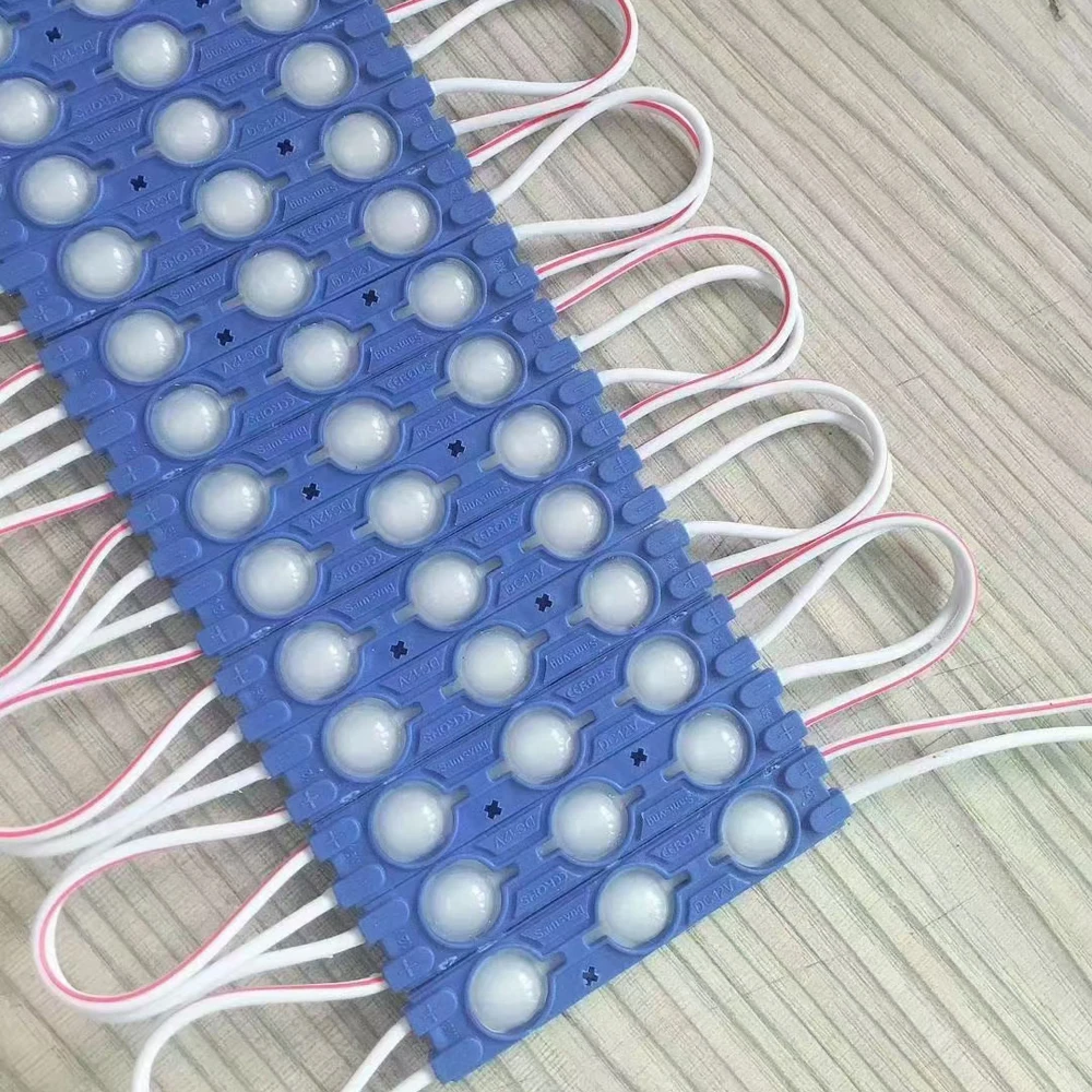LED Modules 20PCS 12V Waterproof 2835 3LEDs 1.5W Injection molding LED Module
