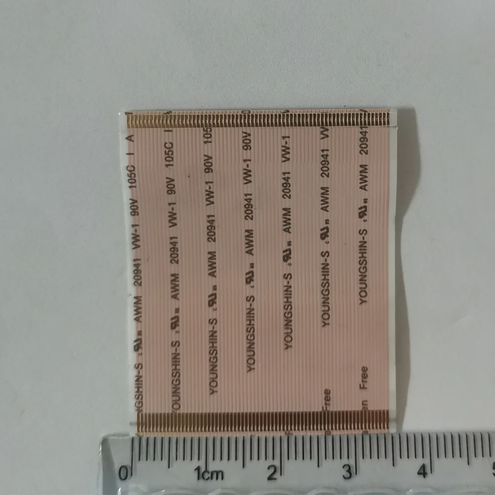 2845 68pin Flex Cables 68 pins Tcon Card Cable Without Buckle 35mmX44mm 68 pin Flexible Cable For T con Board Connector