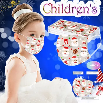 

10/20/30pcs Children's Three-Layer Protective Dust-Proof Cartoon Printed Disposable Mask Fast Shipping Health Care Covers Mouths