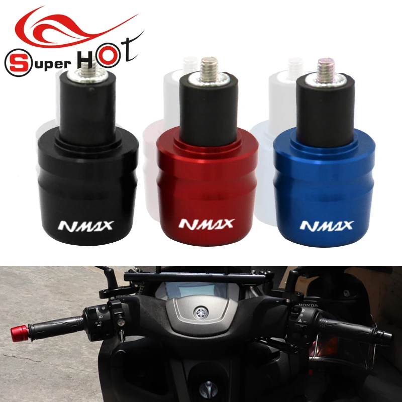Accessori Moto Cnc Manubrio Manopole Manubrio Tappo Terminale Per Yamaha Nmax155 Nmax 155 N Max 155 N-Max 155 N-Max 155