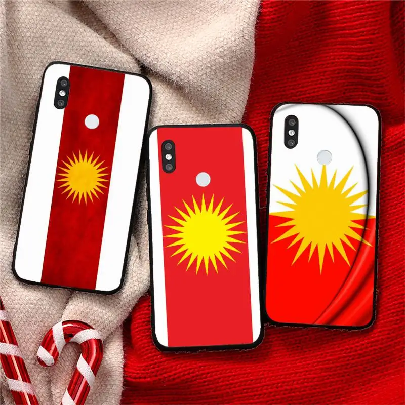 

Yazidis Flag Phone Case For Xiaomi Redmi Note 4 4x 5 6 7 8 pro S2 PLUS 6A PRO