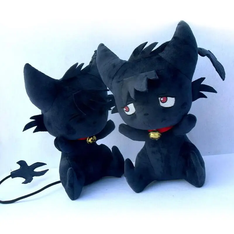 SERVAMP Shirota Mahiru Kuro плюшевые игрушки куклы Черный кот SleepyAsh Косплей 35 см