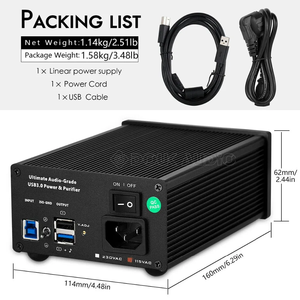 Douk аудио Hi-end USB 3,0 очиститель питания фильтр 25 Вт DC Линейный источник питания для цифрового интерфейса CAS DAC домашний усилитель