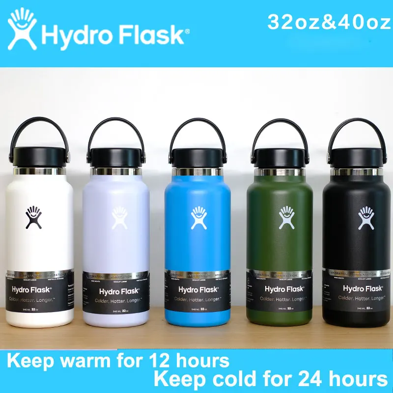 Лучшая бутылка для воды из нержавеющей стали гидро фляга 32 унций/40 унций с