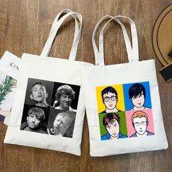 Blur Shopping Bag Shopper Eco Canvas Cotton Shopper Bolsas De Tela Bag Shoping Reusable Sacolas