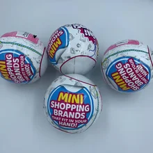 

5 Surprise Mini Brands Mystery Capsule Real Miniature Brands Collectible Toy Ball Bundle Anime Figure Toys Surprise Kids