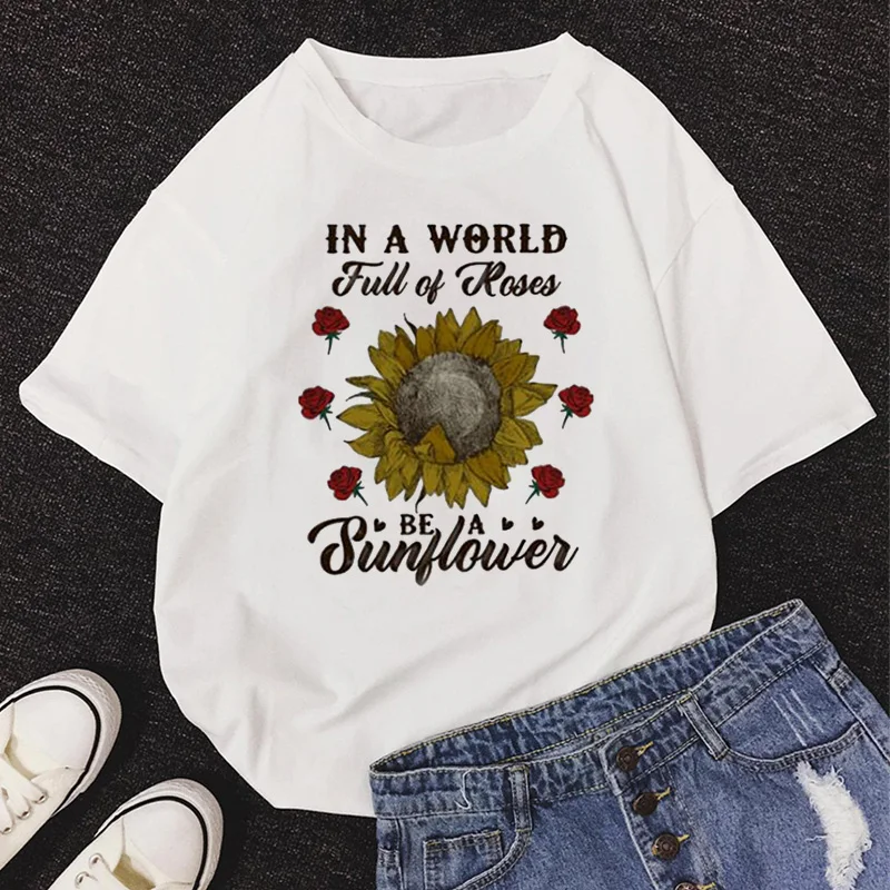 2020 New Summer DOLCE & BANANA Print T-Shirt Women O-Neck Short Sleeve Cute Cartoon T Shirt For Girls Students Lady Tops Tshirt