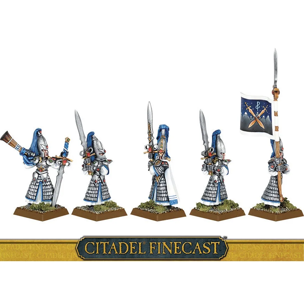 

High Elf Swordmasters of Hoeth Command(Metal)
