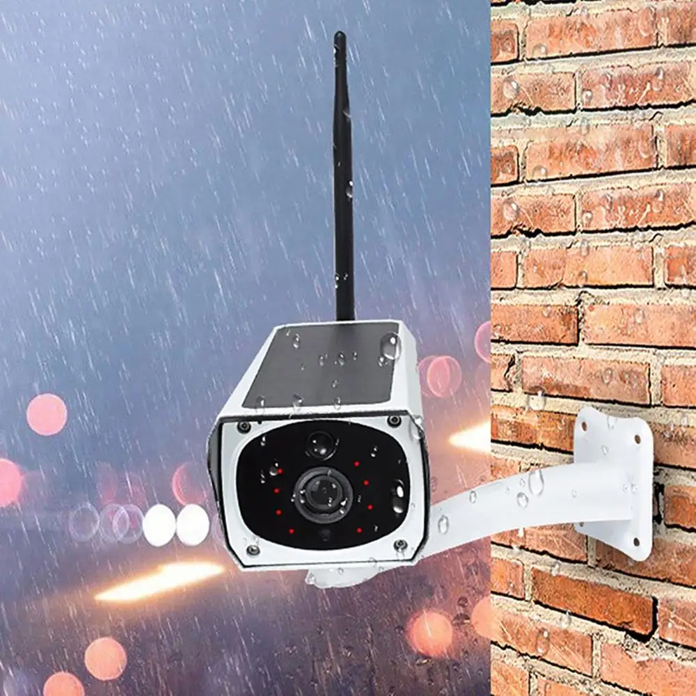 

WIFI Wireless Solar Energy Surveillance IP Camera 1080P 2.0MP Waterproof Night Vision Intercom Indoor Outdoor Security Camera