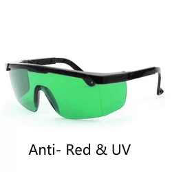 Premium Indoor Hydroponics LED Grow Room Safety Glasses with UVA, UVB, and IR Protection - Anti - Glare Vision Enhancement Glasses with Protective Case (Anti Red and UV IR)