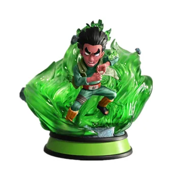 

Anime Naruto Konoha no Kedakaki Aoi Moju Might Guy GK Resin Statue Action Figure Collection Model Toys Gift X4219