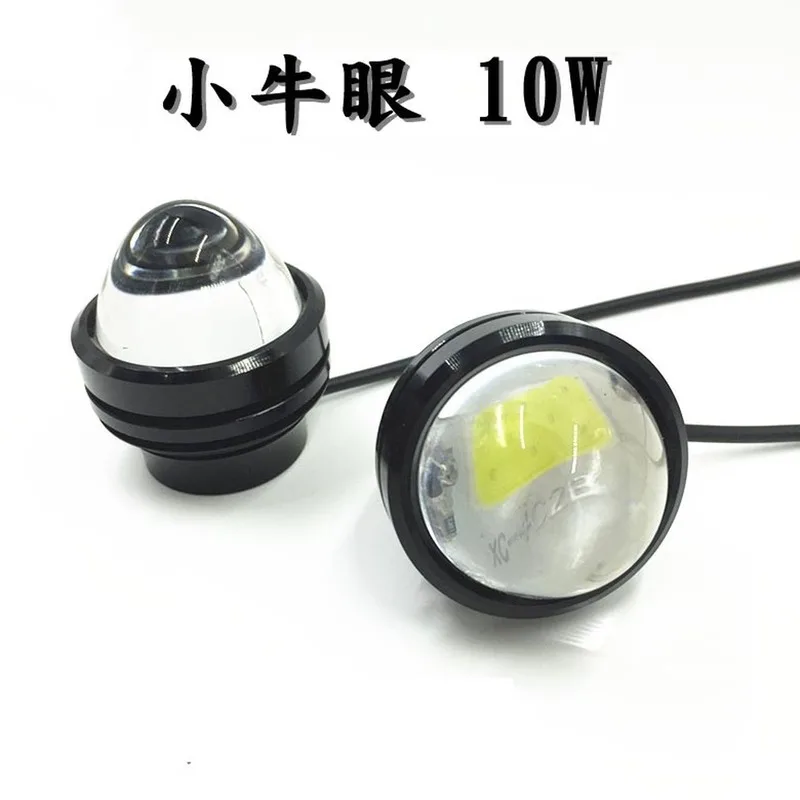 Car LED COB Bull's eye light 10W 12V bulb Fog Lamp LED Car DRL Eagle Eye Lights Fisheye Lights