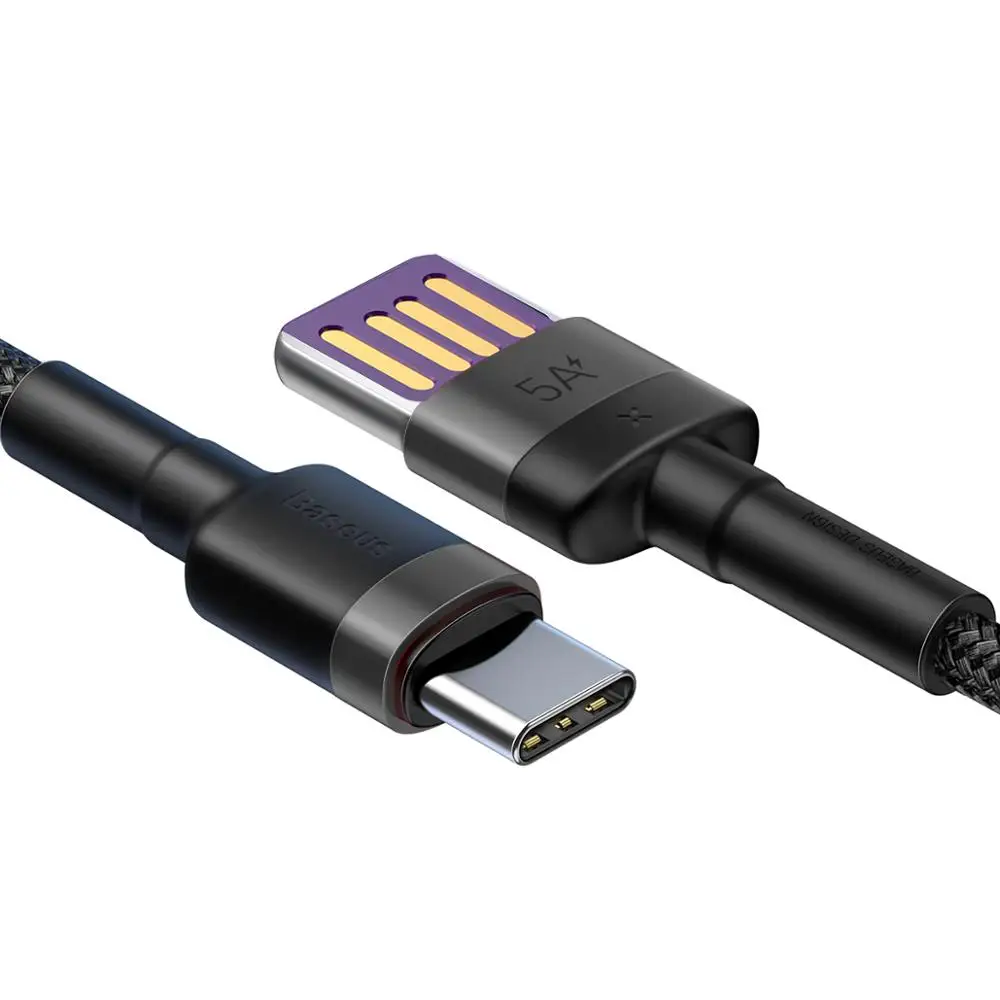Реверсивный кабель usb type c 5A кабель для быстрой зарядки для samsung s9 huawei P30 mate 20 xiaomi redmi note 7 usb-кабель для зарядного устройства