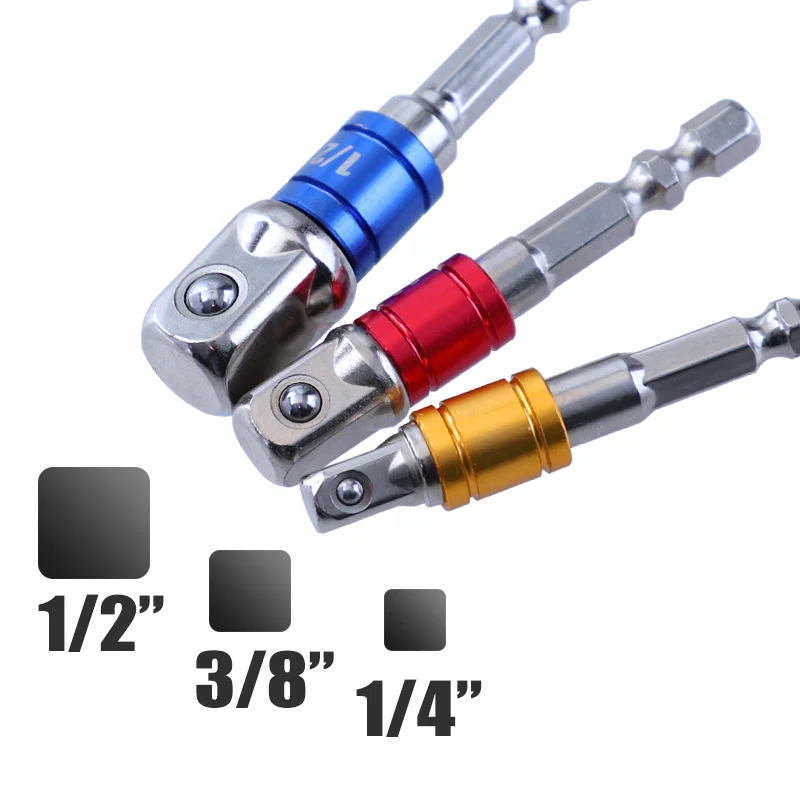 Adaptateur Douille 1/4" Femelle Vers 3/8" Mâle - Marque Uxcell, 26mm, Neuf